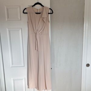 Elie Tahari Blush Sleeveless Jumpsuit